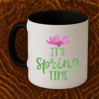 It's Spring Time Flower Mug