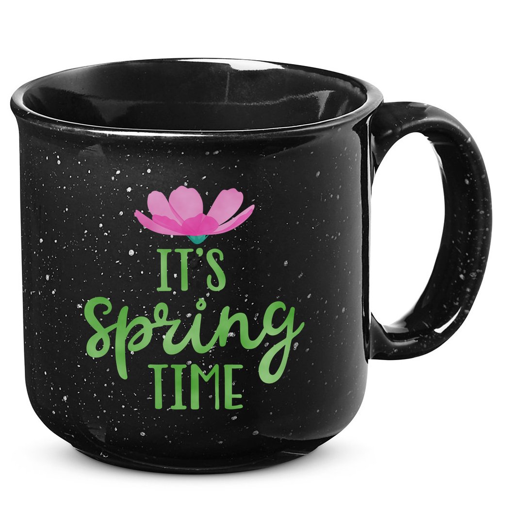 It's Spring Time Flower 15oz Campfire Ceramic Mug