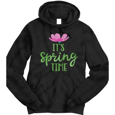 It's Spring Time Flower Tie Dye Hoodie