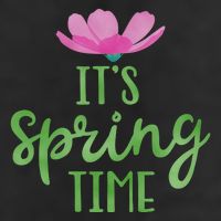 It's Spring Time Flower Golf Towel
