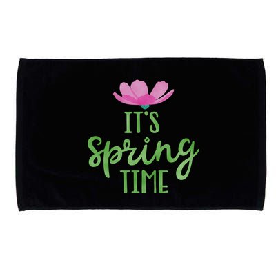 It's Spring Time Flower Microfiber Hand Towel