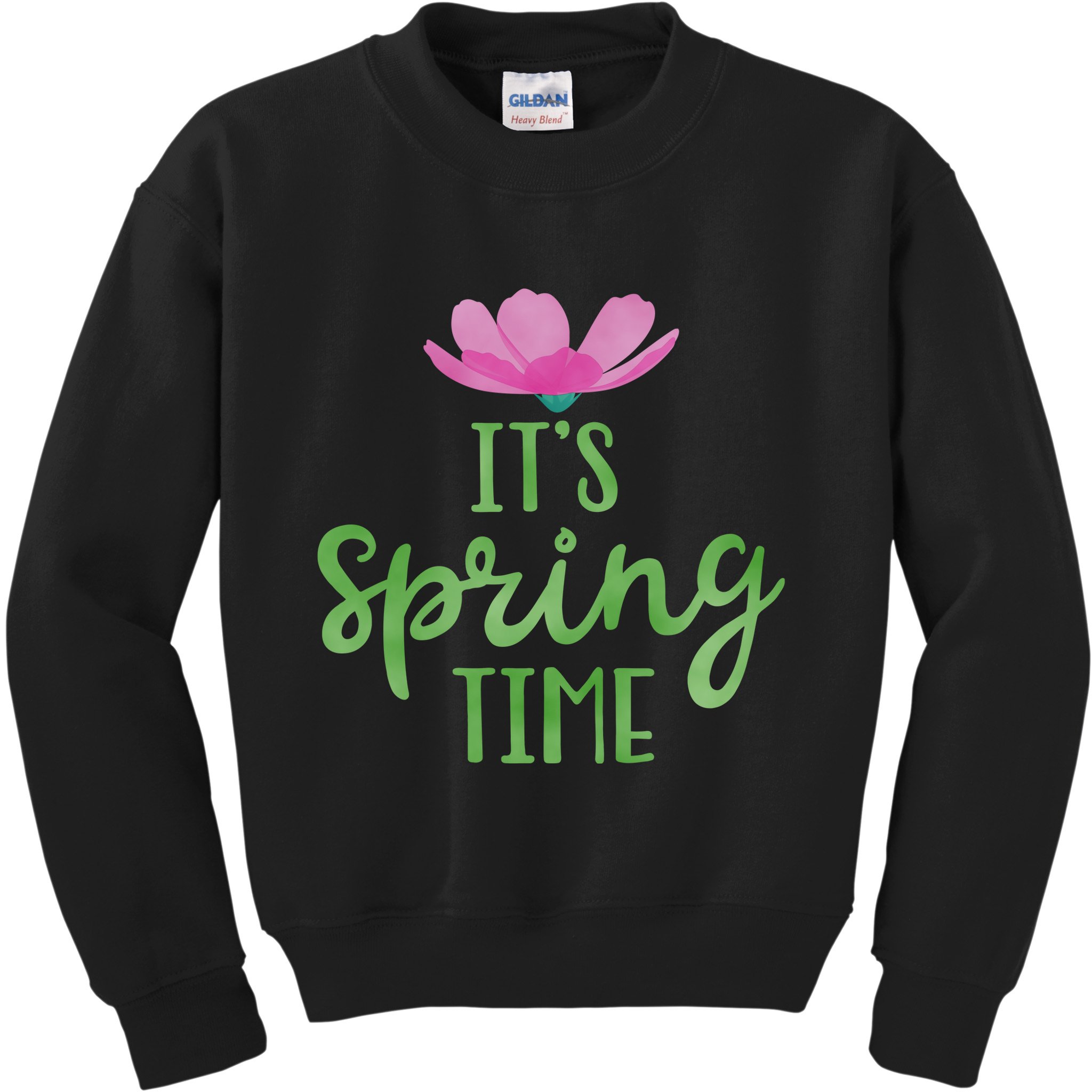 It's Spring Time Flower Kids Sweatshirt