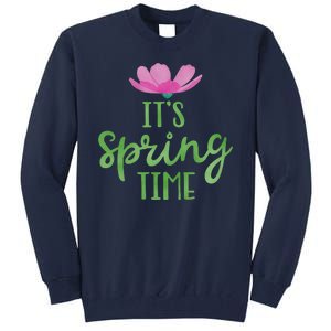 It's Spring Time Flower Tall Sweatshirt