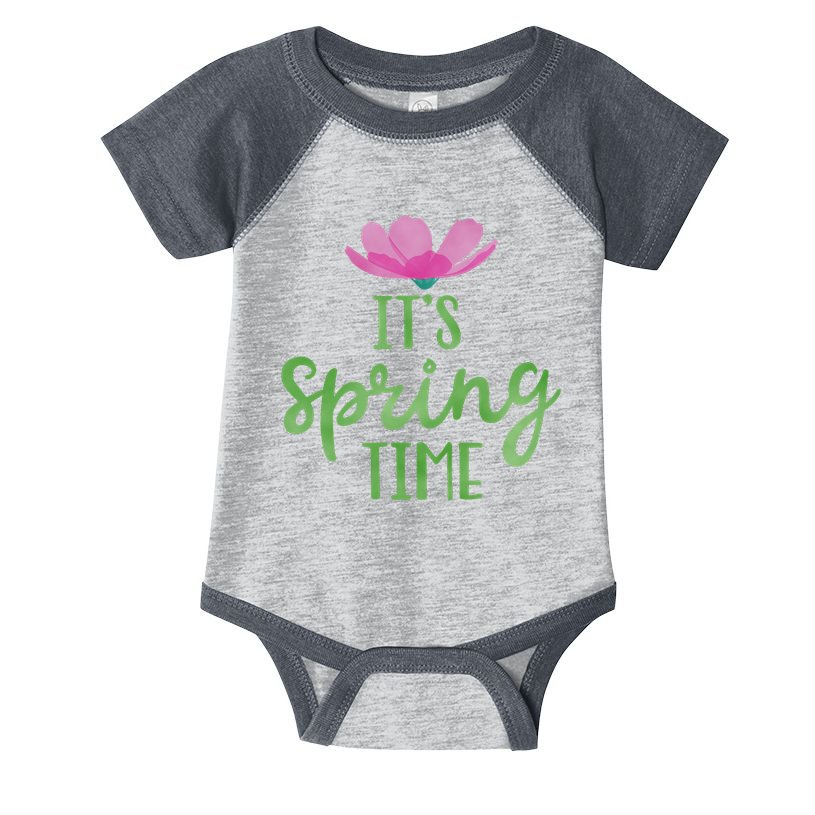 It's Spring Time Flower Infant Baby Jersey Bodysuit