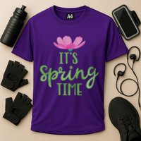 It's Spring Time Flower Performance Shirt