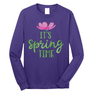 It's Spring Time Flower Long Sleeve Shirt