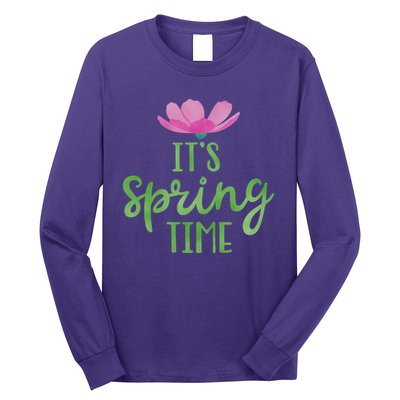 It's Spring Time Flower Long Sleeve Shirt