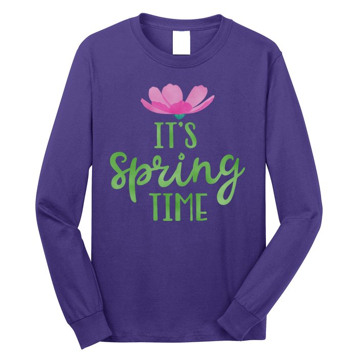 It's Spring Time Flower Long Sleeve Shirt