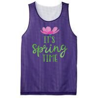 It's Spring Time Flower Mesh Reversible Basketball Jersey Tank