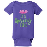It's Spring Time Flower Baby Bodysuit