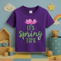 It's Spring Time Flower Toddler T-Shirt