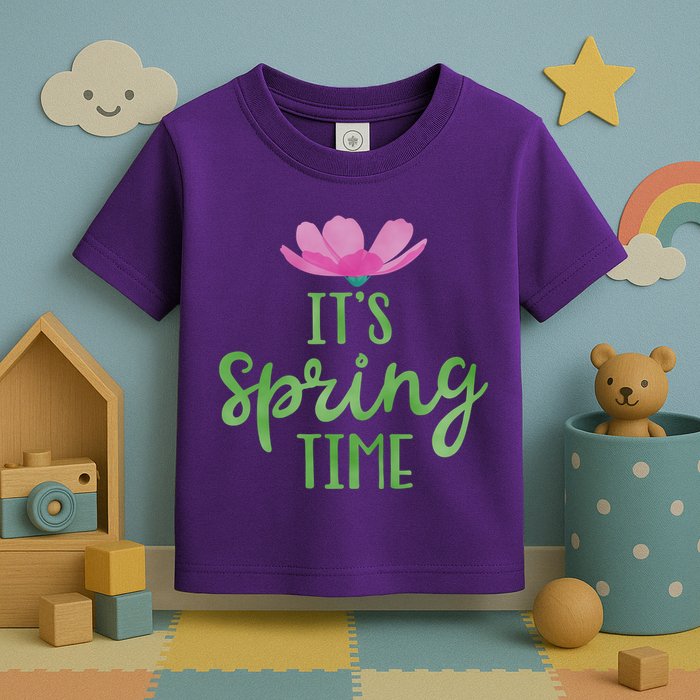 It's Spring Time Flower Toddler T-Shirt