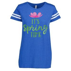 It's Spring Time Flower Enza Ladies Jersey Football T-Shirt