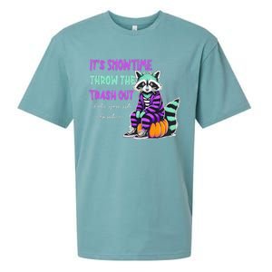 It’S Showtime Throw The Trash Out Take Your Ish Elsewhere Sueded Cloud Jersey T-Shirt