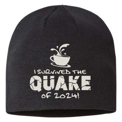 I Survived The Quake Of 2024 Sustainable Beanie