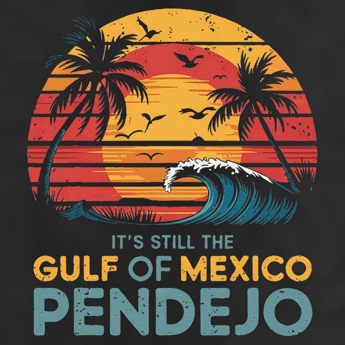 Its Still The Gulf Of Mexico Pendejo Gulf Of Mexico Summer 7 Panel Mesh Trucker Snapback Hat