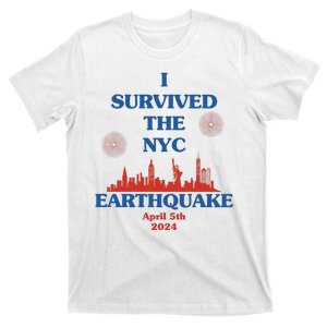 I Survived The New York City Earthquake 2024 T-Shirt