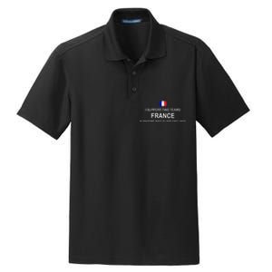 I Support Two Team France And Anyone Who Plays England Dry Zone Grid Polo