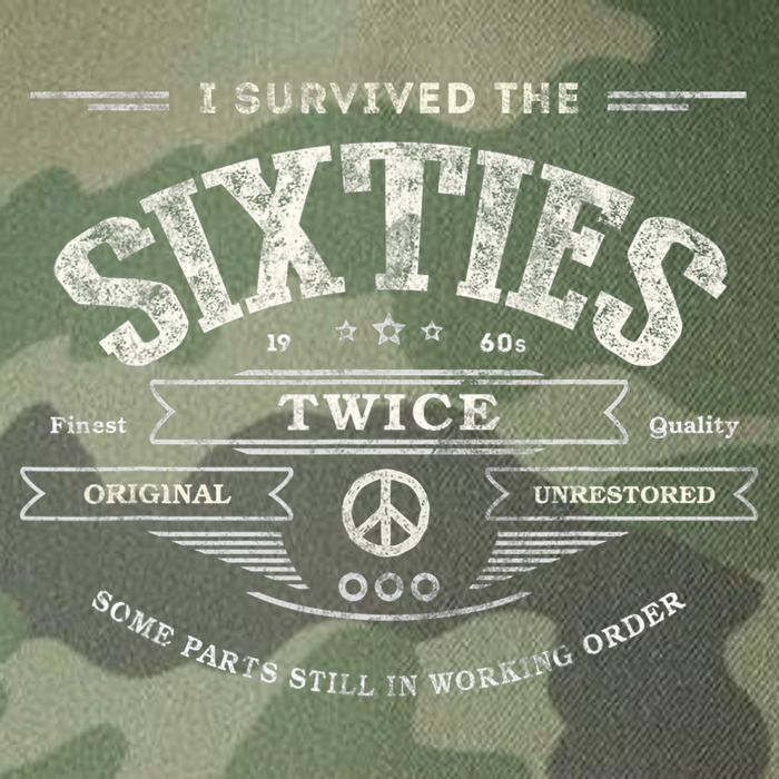 I SURVIVED The SIXTIES TWICE Built In 60s 70th 60th Birthday Legacy Tie Dye Trucker Hat