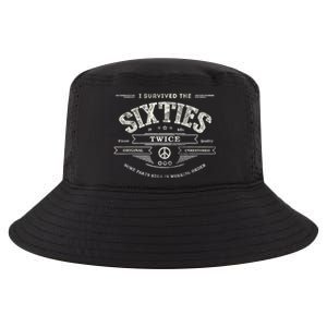 I SURVIVED The SIXTIES TWICE Built In 60s 70th 60th Birthday Cool Comfort Performance Bucket Hat