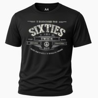 I SURVIVED The SIXTIES TWICE Built In 60s 70th 60th Birthday Performance Shirt