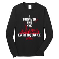 I Survived The Nyc Earthquake 2024 Long Sleeve Shirt