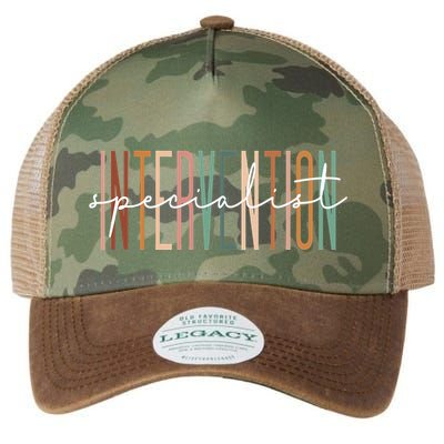 Intervention Specialist Teacher Squad Early Intervention Legacy Tie Dye Trucker Hat