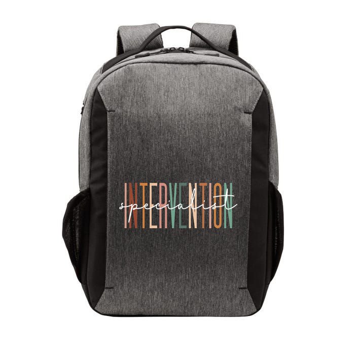 Intervention Specialist Teacher Squad Early Intervention Vector Backpack