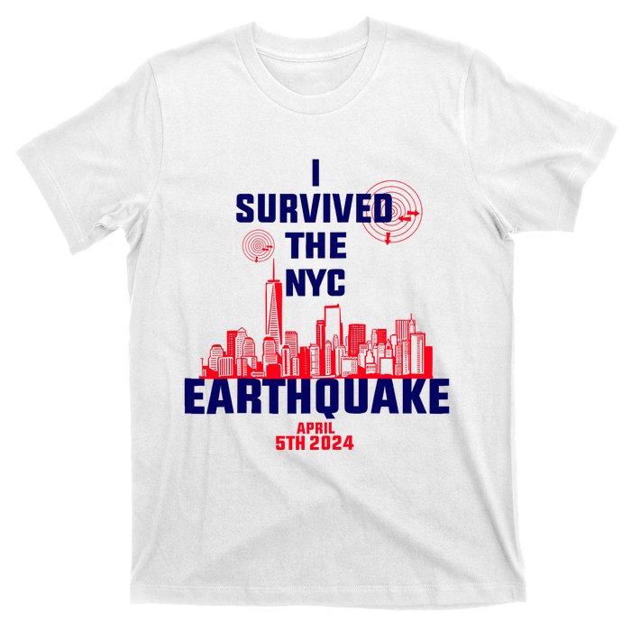 I Survived The Nyc Earthquake 2024 T-Shirt