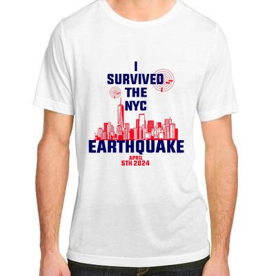 I Survived The Nyc Earthquake 2024 Adult ChromaSoft Performance T-Shirt