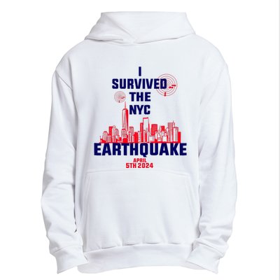 I Survived The Nyc Earthquake 2024 Urban Pullover Hoodie