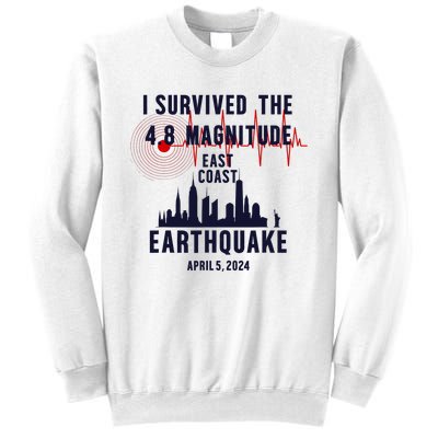 I Survived The Nyc Earthquake 2024 Sweatshirt