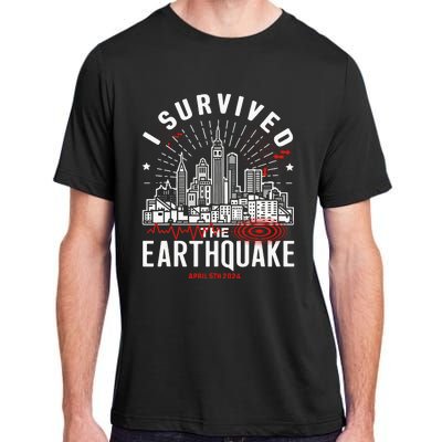 I Survived The Nyc Earthquake Adult ChromaSoft Performance T-Shirt