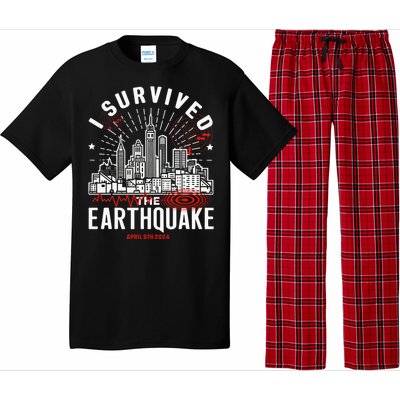 I Survived The Nyc Earthquake Pajama Set