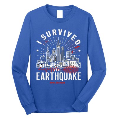 I Survived The Nyc Earthquake Long Sleeve Shirt