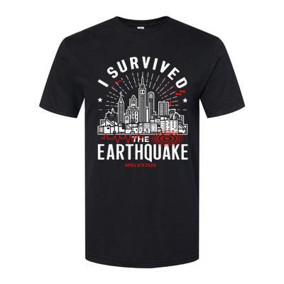 I Survived The Nyc Earthquake Softstyle CVC T-Shirt