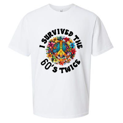 I Survived The 60s Sixties Twice 70th Birthday 60th Funny Sueded Cloud Jersey T-Shirt