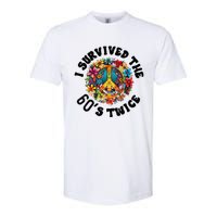 I Survived The 60s Sixties Twice 70th Birthday 60th Funny Softstyle CVC T-Shirt