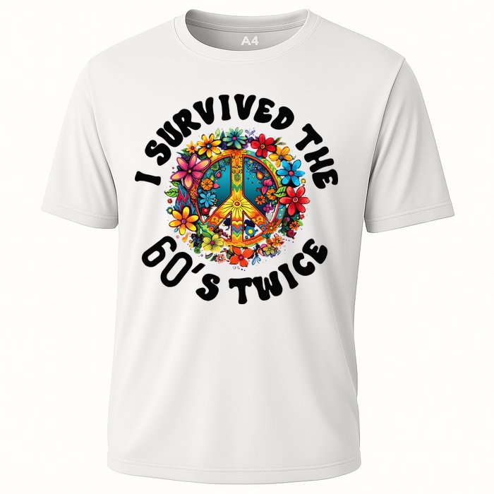 I Survived The 60s Sixties Twice 70th Birthday 60th Funny Performance Shirt