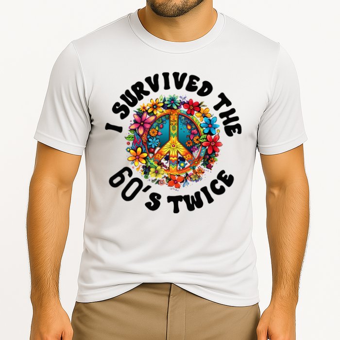 I Survived The 60s Sixties Twice 70th Birthday 60th Funny Performance Shirt
