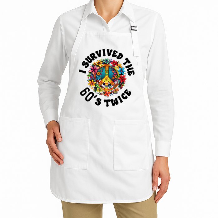 I Survived The 60s Sixties Twice 70th Birthday 60th Funny Apron