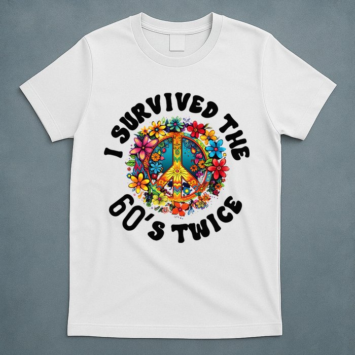 I Survived The 60s Sixties Twice 70th Birthday 60th Funny T-Shirt