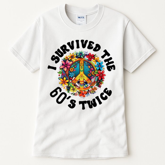 I Survived The 60s Sixties Twice 70th Birthday 60th Funny Tall T-Shirt