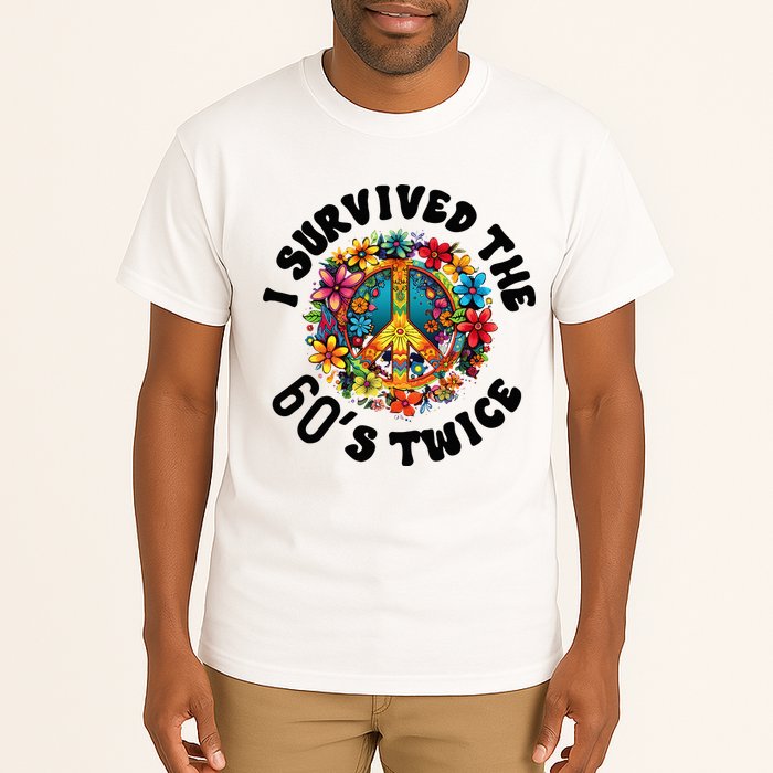 I Survived The 60s Sixties Twice 70th Birthday 60th Funny Tall T-Shirt