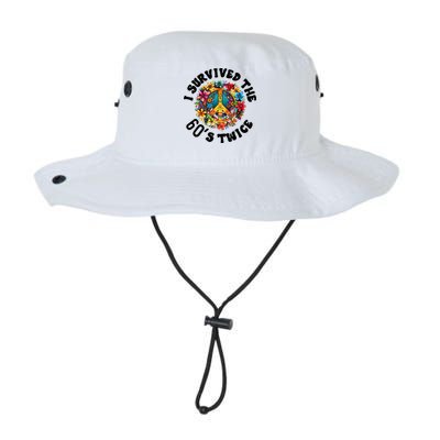 I Survived The 60s Sixties Twice 70th Birthday 60th Funny Bucket Hat