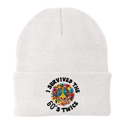 I Survived The 60s Sixties Twice 70th Birthday 60th Funny Beanie