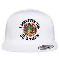 I Survived The 60s Sixties Twice 70th Birthday 60th Funny Flatbill Hat
