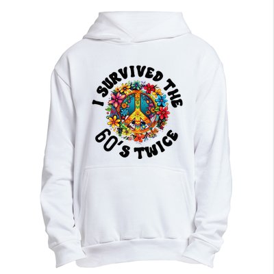 I Survived The 60s Sixties Twice 70th Birthday 60th Funny Urban Pullover Hoodie