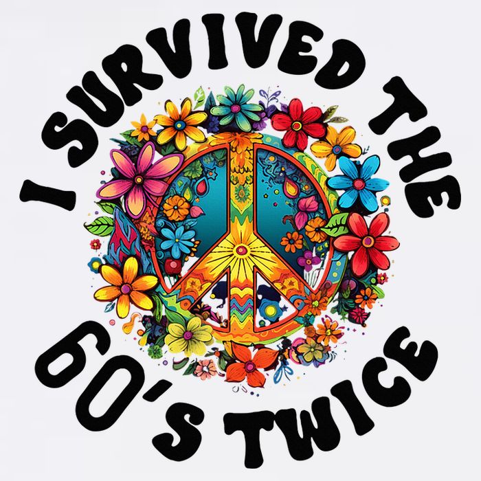 I Survived The 60s Sixties Twice 70th Birthday 60th Funny Poster