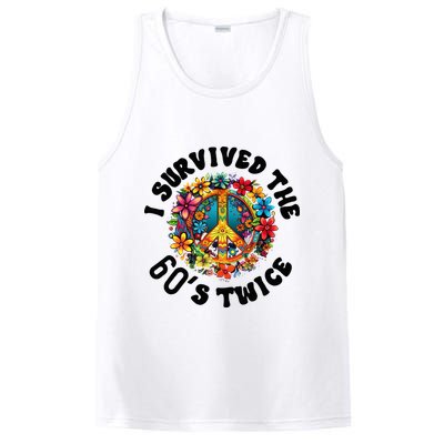 I Survived The 60s Sixties Twice 70th Birthday 60th Funny PosiCharge Competitor Tank